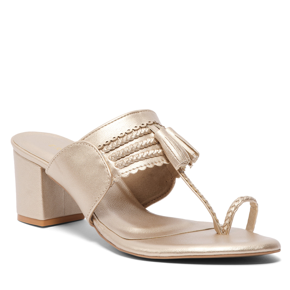 Eshikaa Kolhapuri Tassel Heels