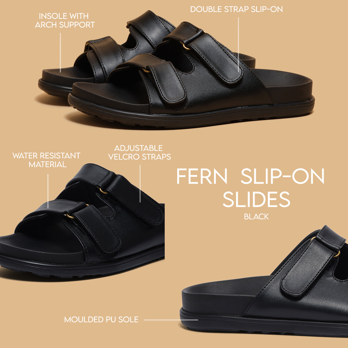 Fern Slip-on Slides Sterling shoes Eridani