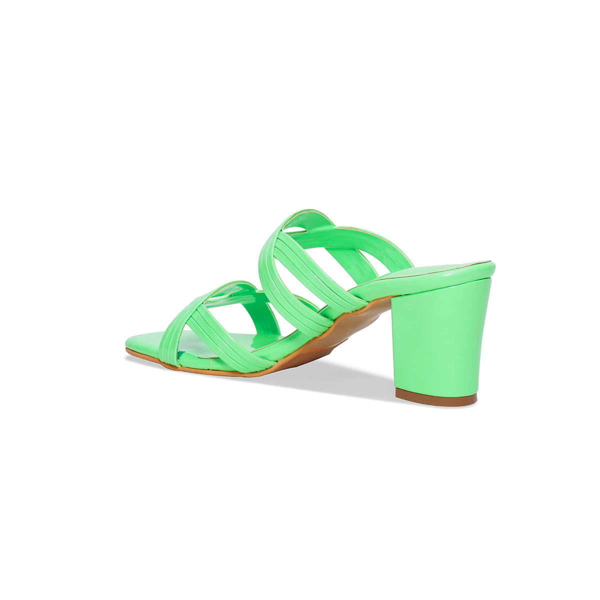 Grasshopper Patent Block Heels