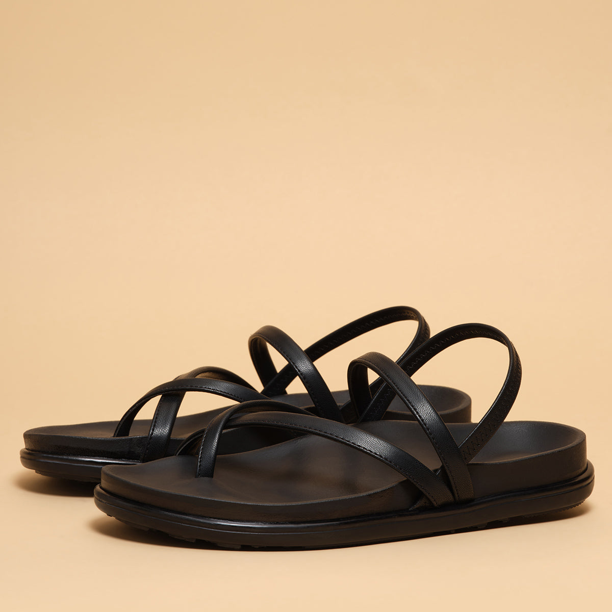 Heather Strappy Flats
