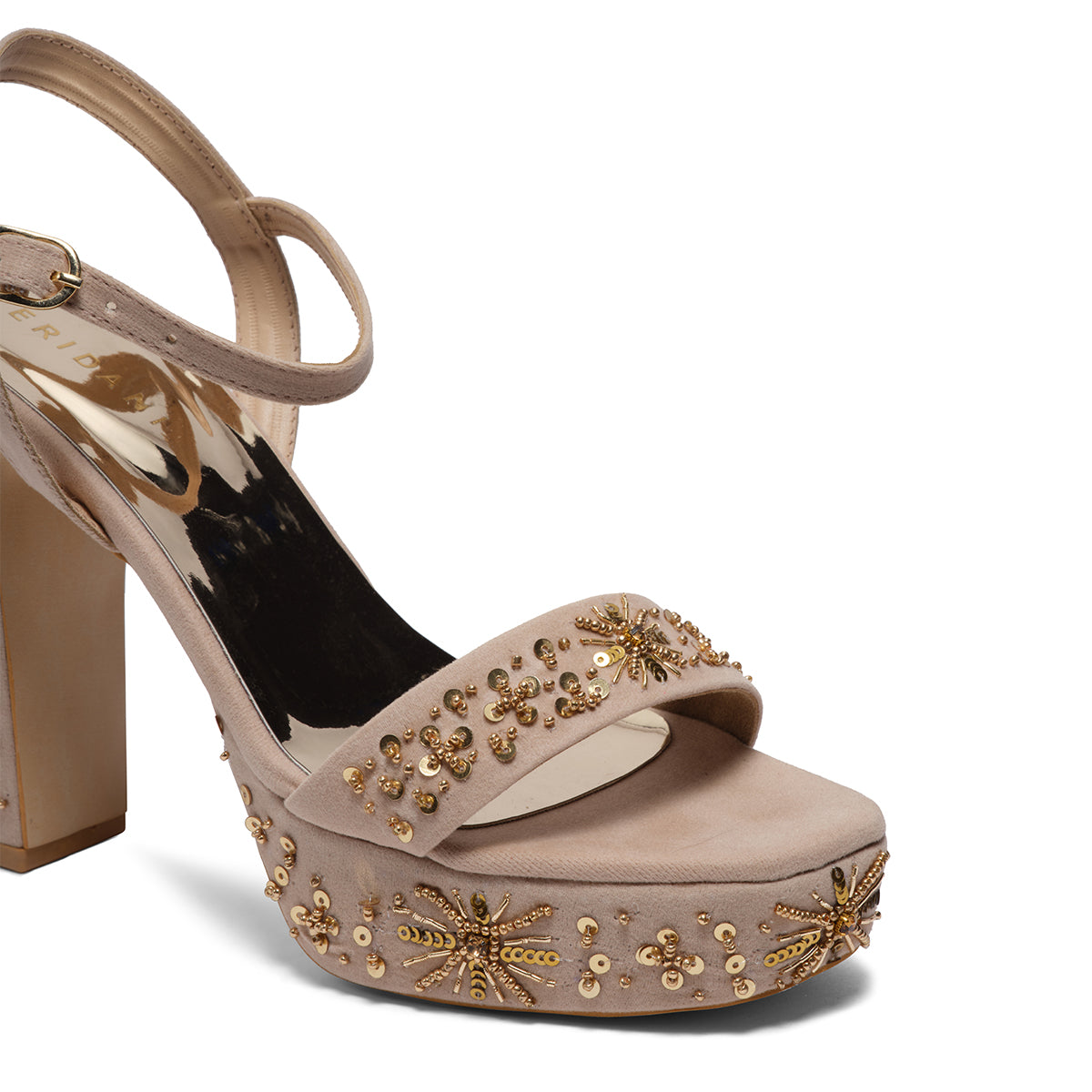 Ivanshi Embroidered Heels