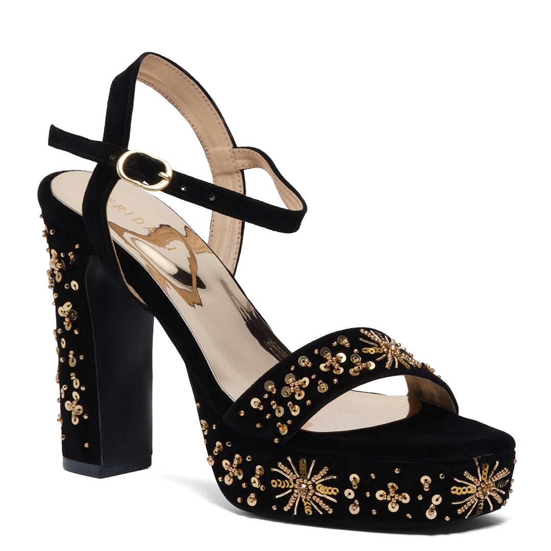 Ivanshi Embroidered Heels