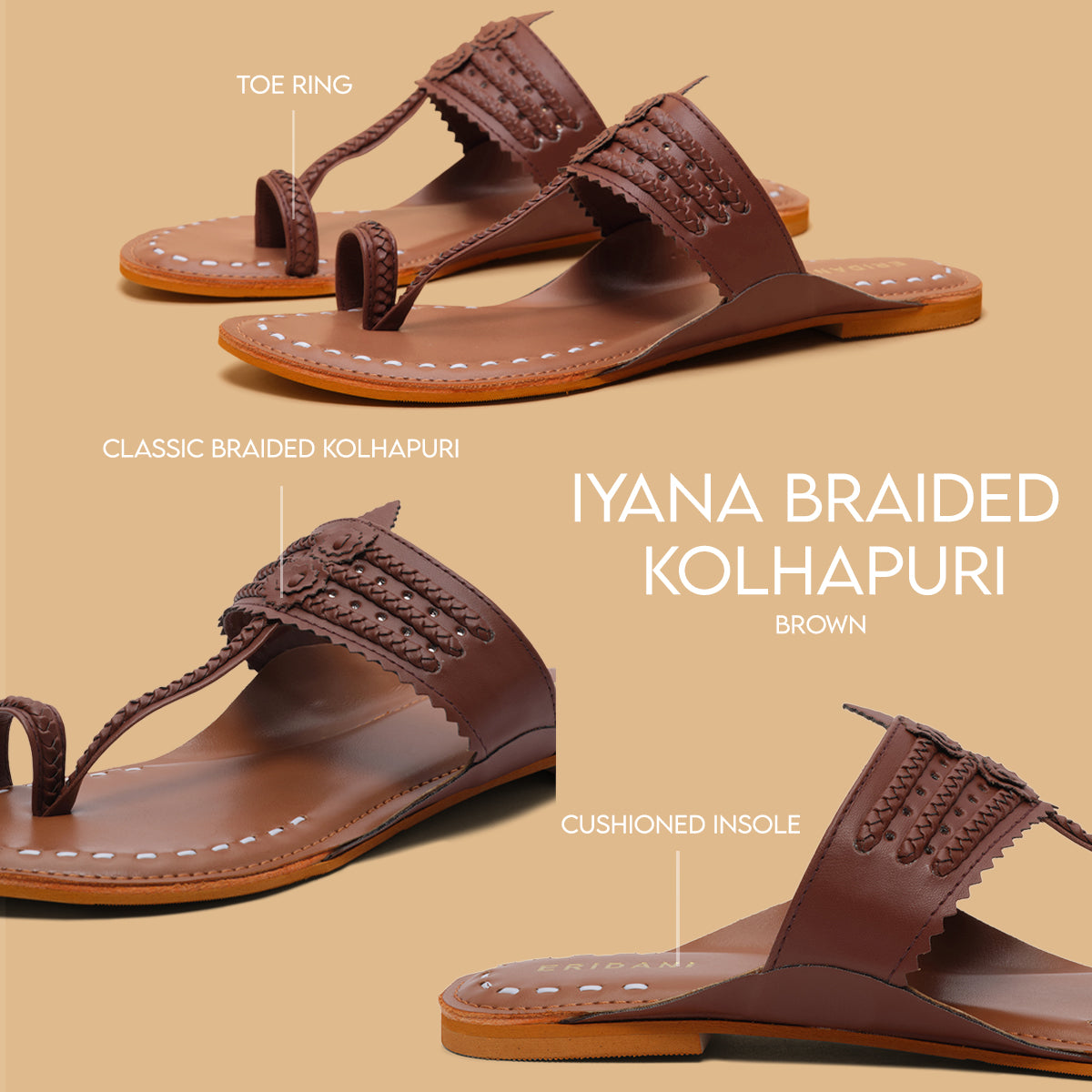 Iyana Braided Kolhapuri Azim Ahmed Eridani