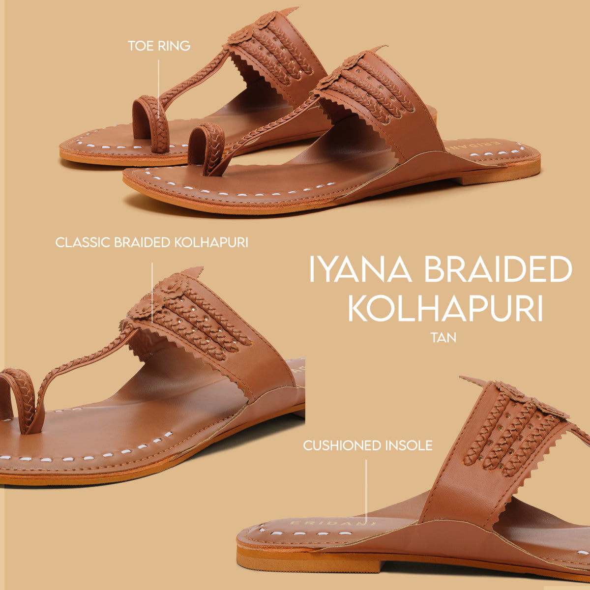 Iyana Braided Kolhapuri Azim Ahmed Eridani