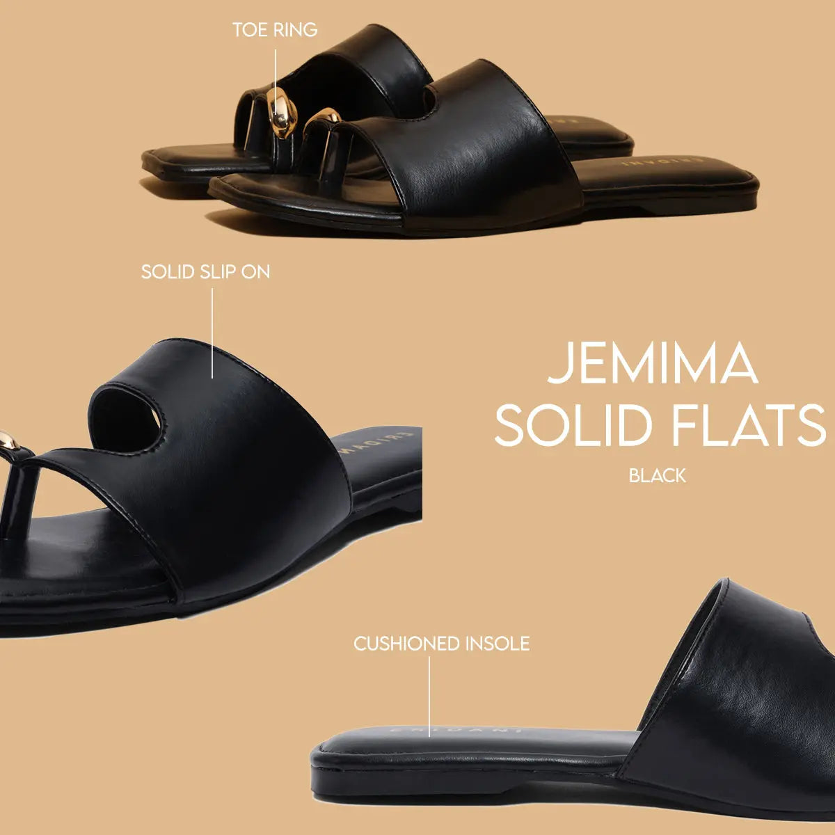 Jemima Solid Flats Ahmad Arts Eridani