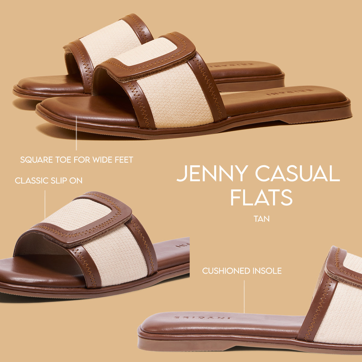 Jenny Casual Flats Ahmad Arts Eridani