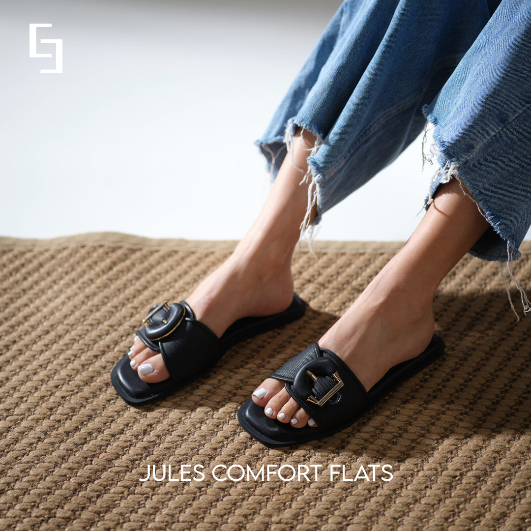 Jules Buckle Flats