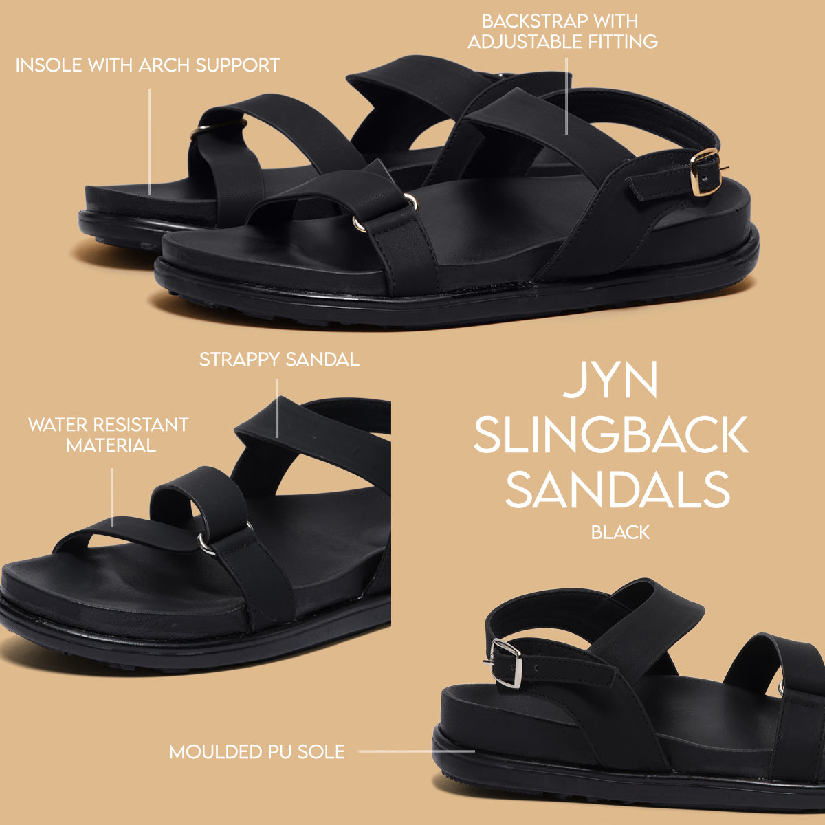 Jyn Slingback Sandals Regina Footwear Eridani