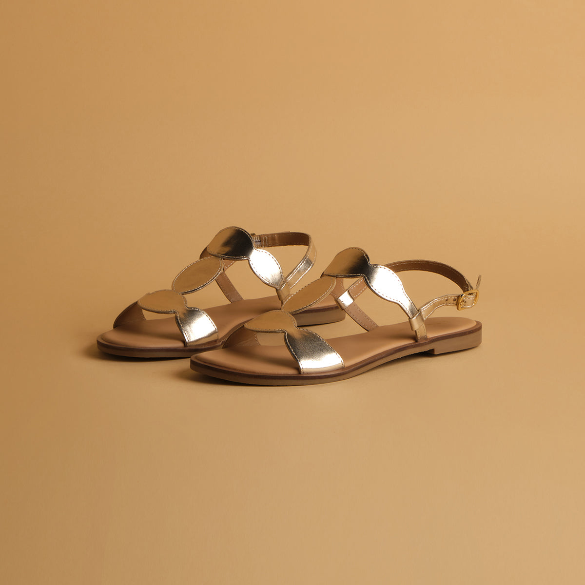 Kathy Metallic Sandals