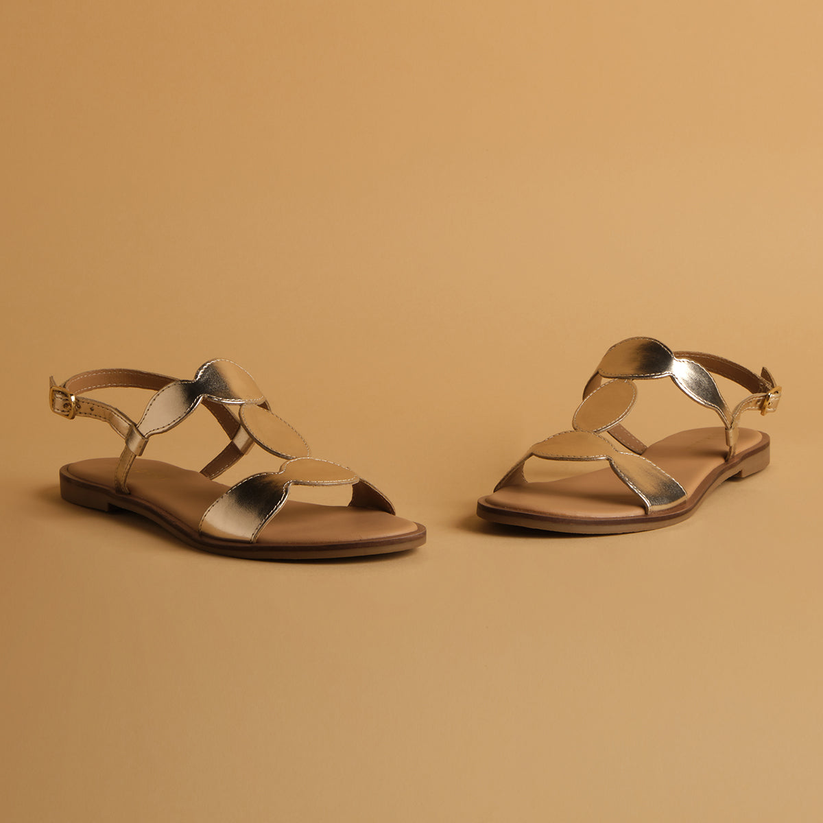 Kathy Metallic Sandals