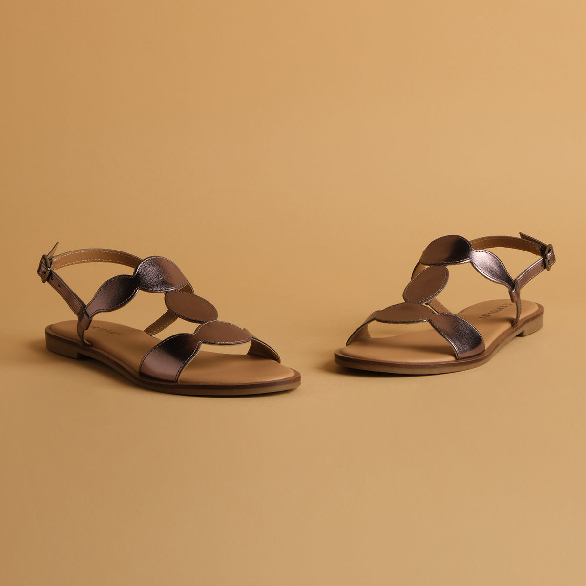 Kathy Metallic Sandals