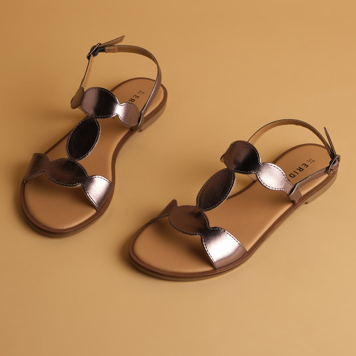 Kathy Metallic Sandals