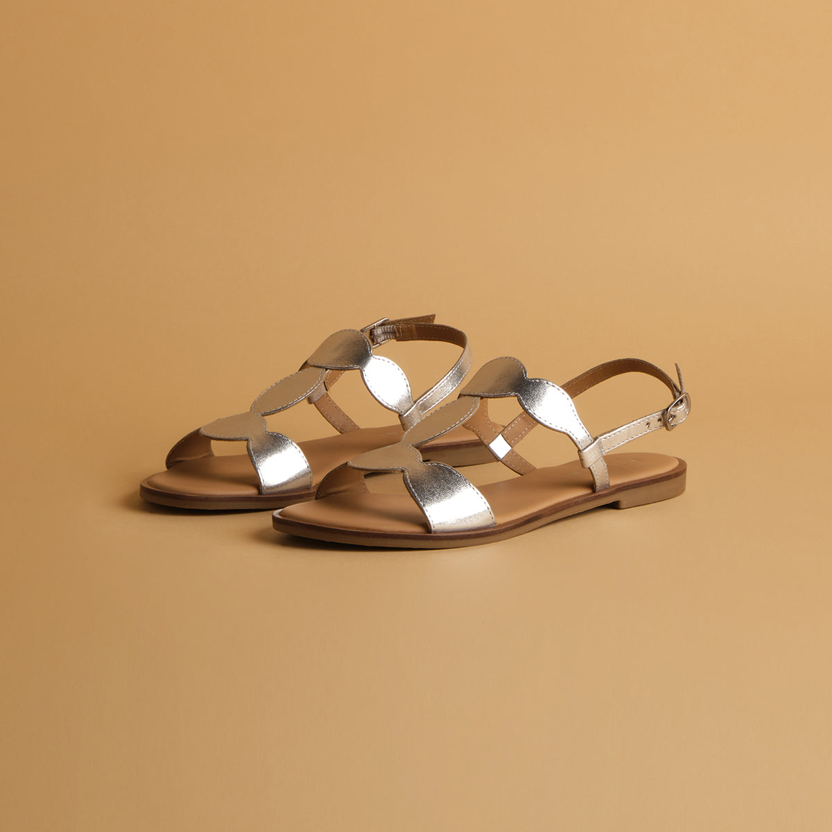 Kathy Metallic Sandals