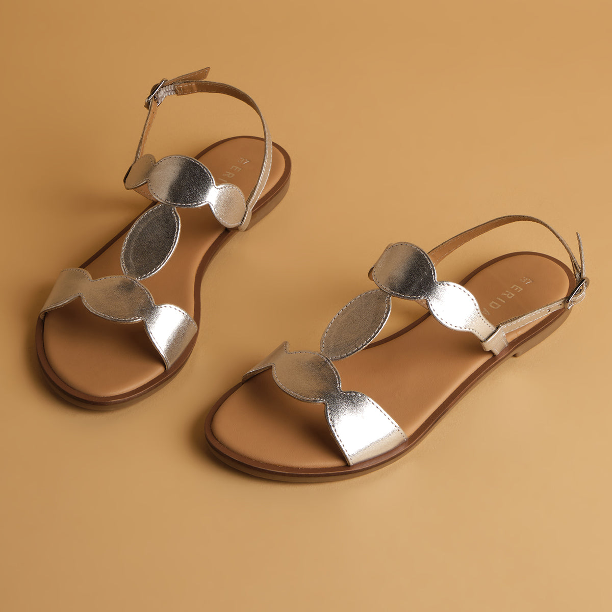 Kathy Metallic Sandals