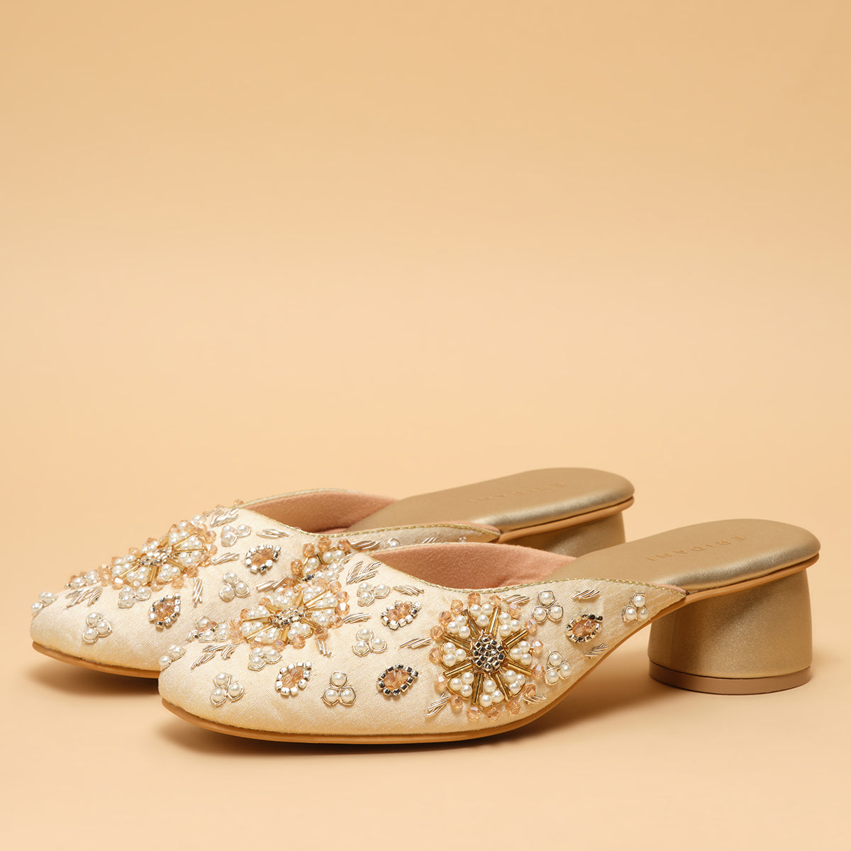 Kiani Embroidered Mule Mahek Footwear Eridani