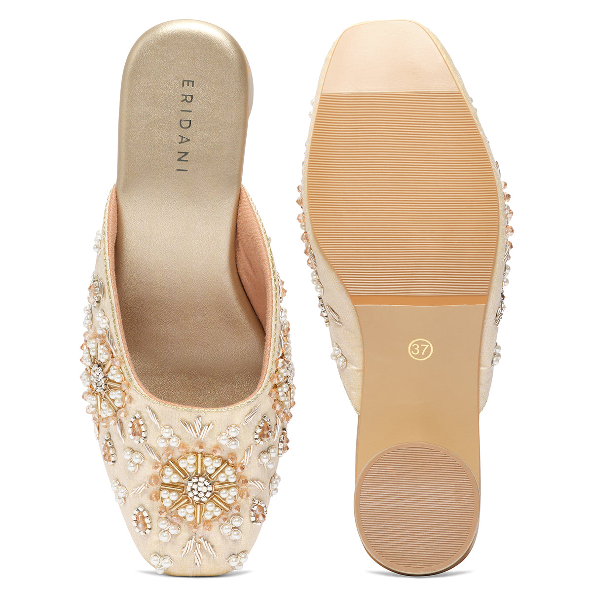 Kiani Embroidered Mule Mahek Footwear Eridani