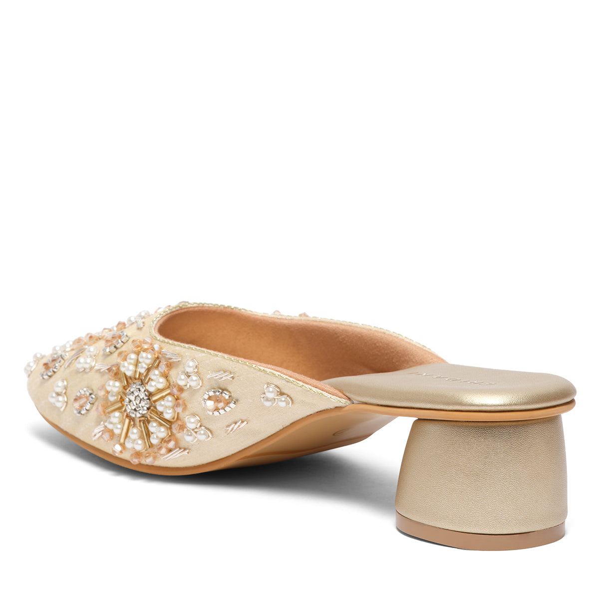 Kiani Embroidered Mule Mahek Footwear Eridani
