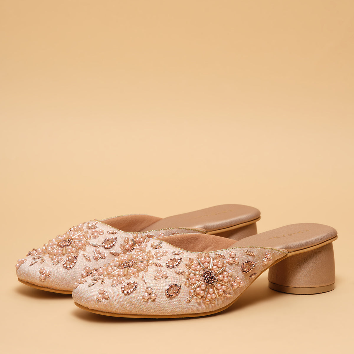 Kiani Embroidered Mule Mahek Footwear Eridani