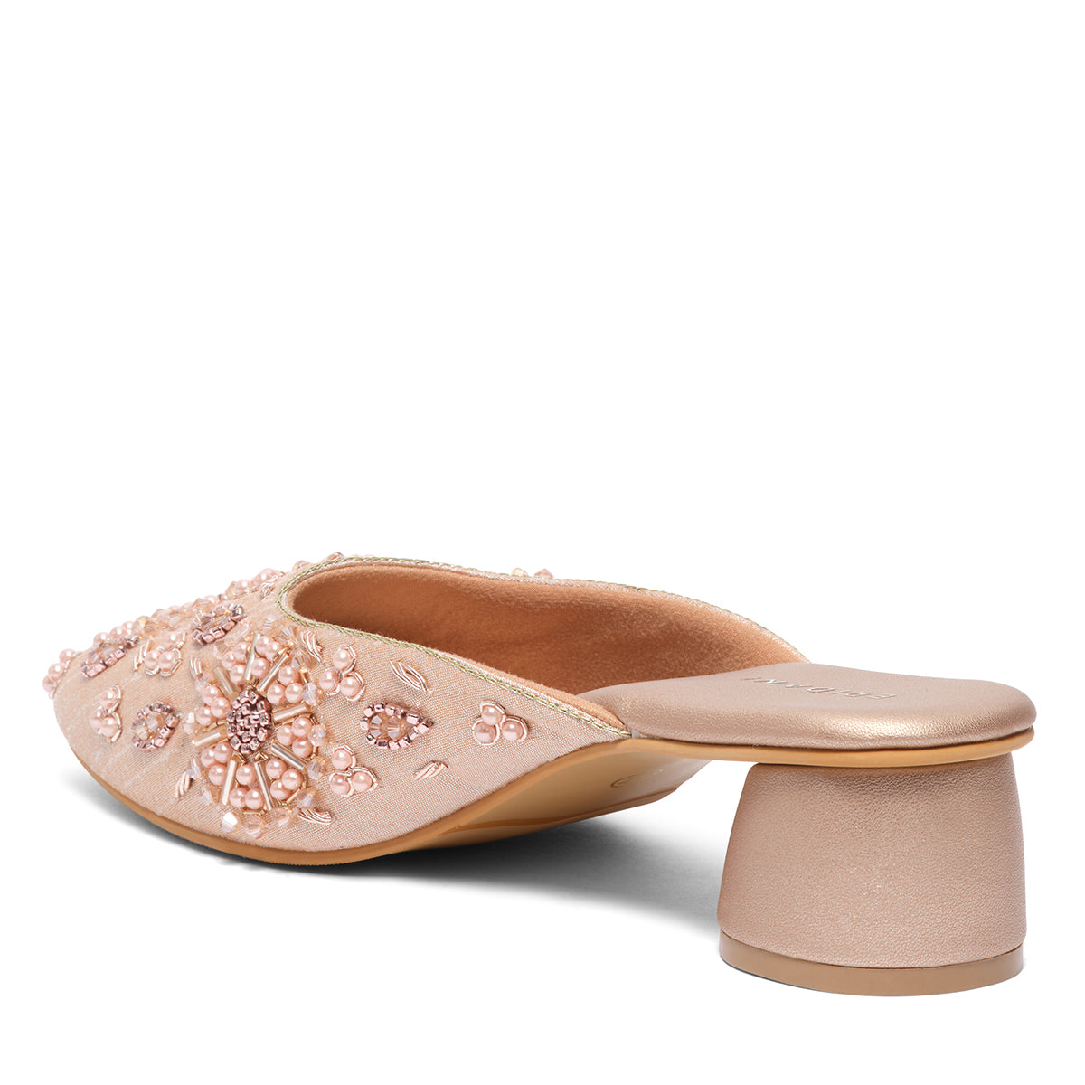 Kiani Embroidered Mule Mahek Footwear Eridani