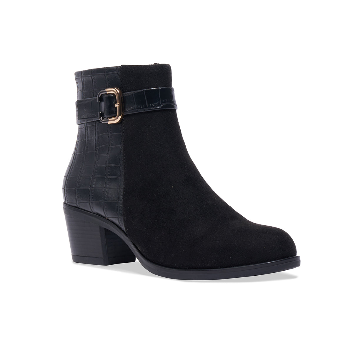 Klare Textured Casual Boots