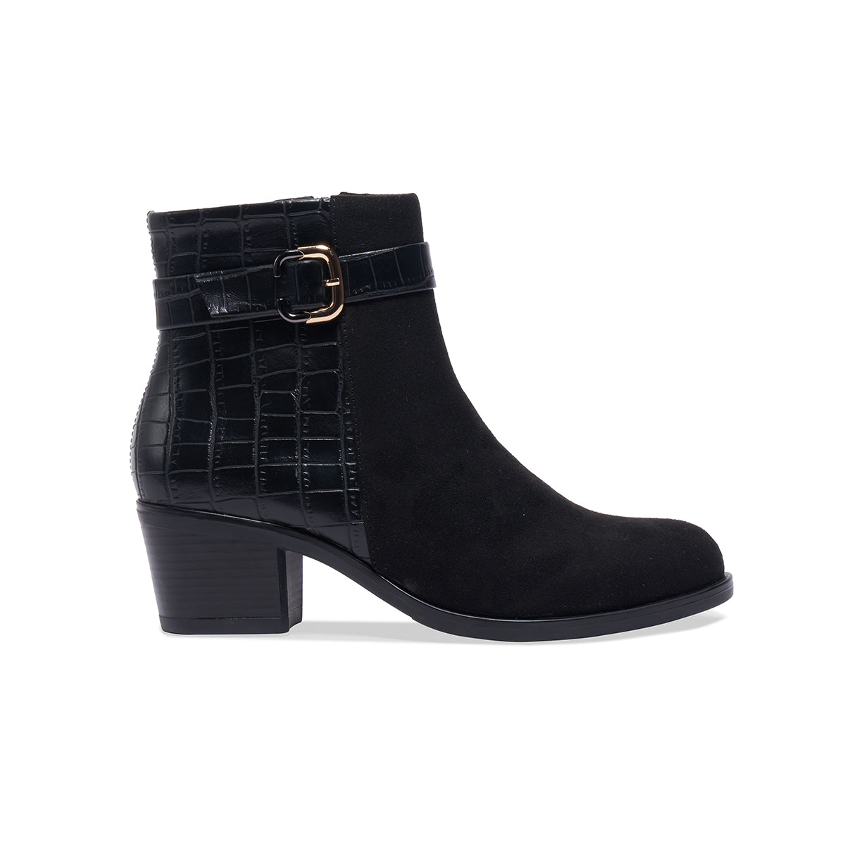 Klare Textured Casual Boots