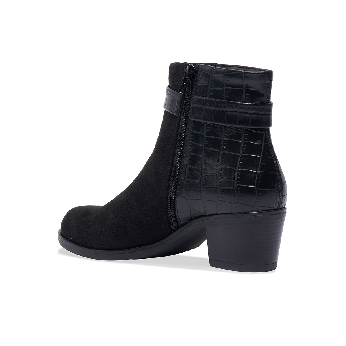 Klare Textured Casual Boots