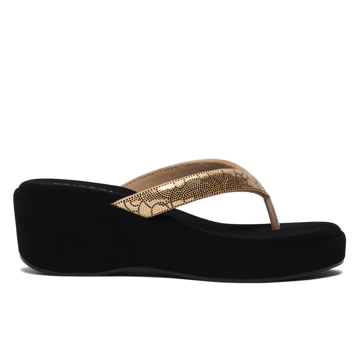 Kriaa Embellished Thong Wedges