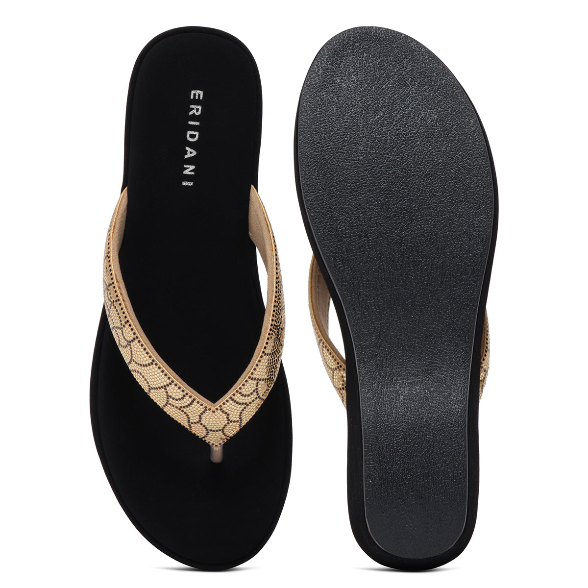 Kriaa Embellished Thong Wedges