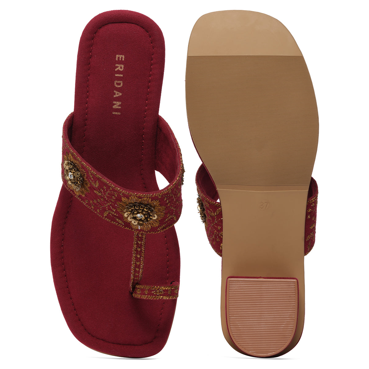 Kriva Embroidered Kolhapuri