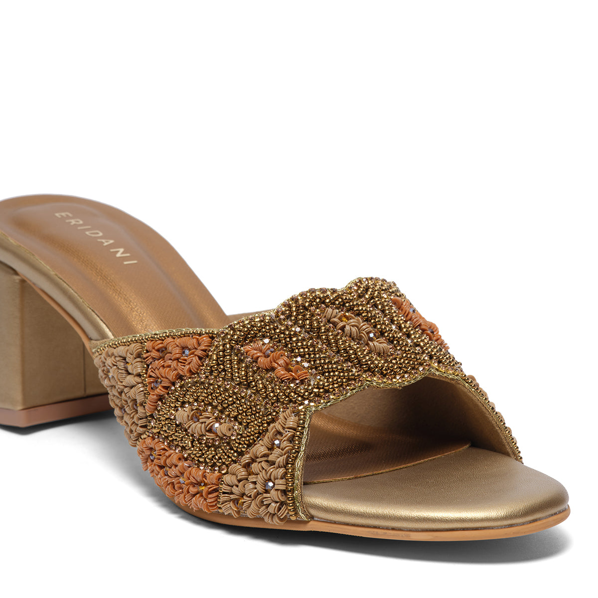 Leyara Embroidered Heels Mahek Footwear Eridani