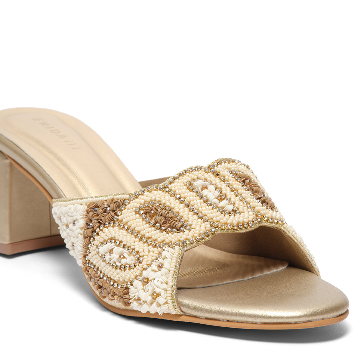 Leyara Embroidered Heels Mahek Footwear Eridani