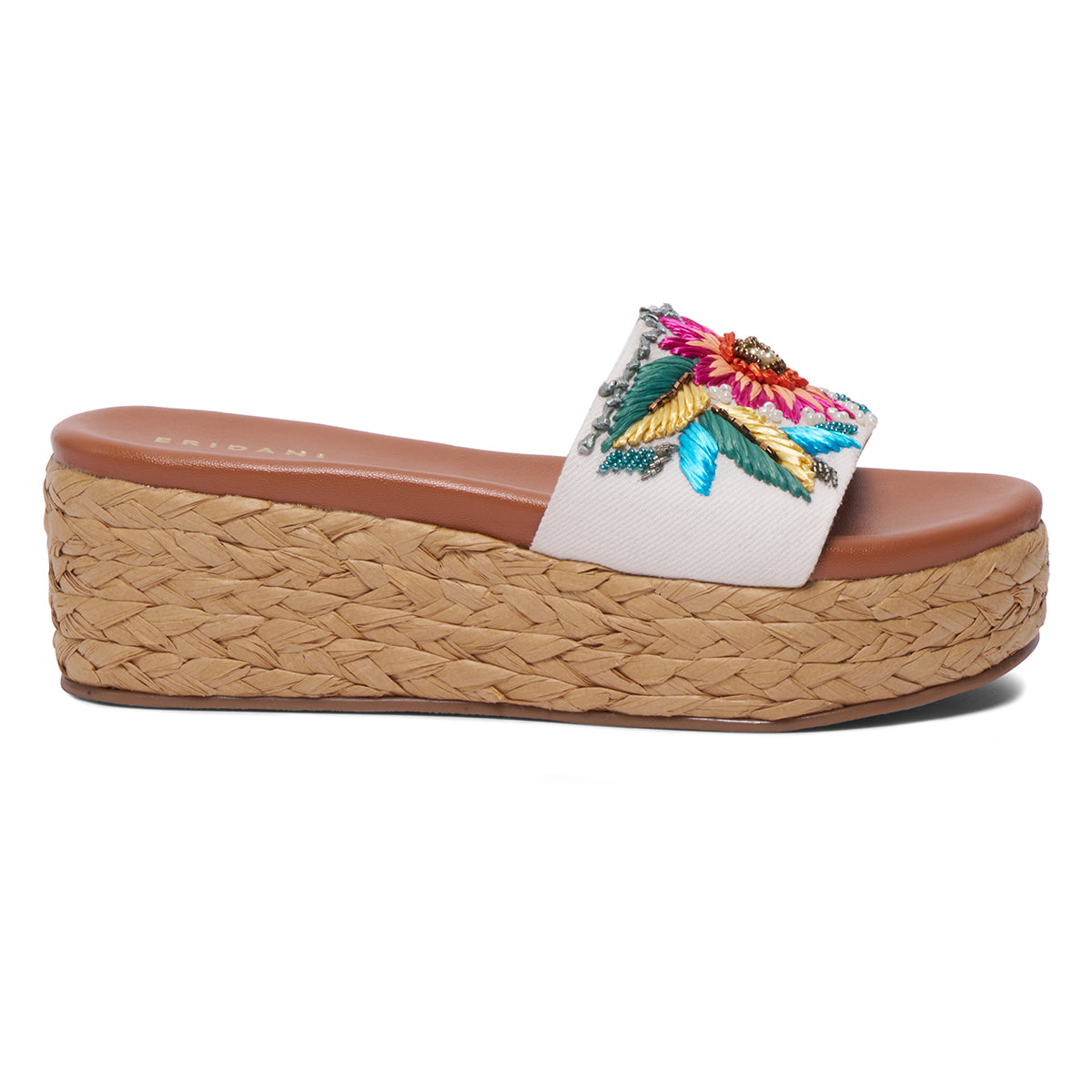 Lily Embroidered Wedges