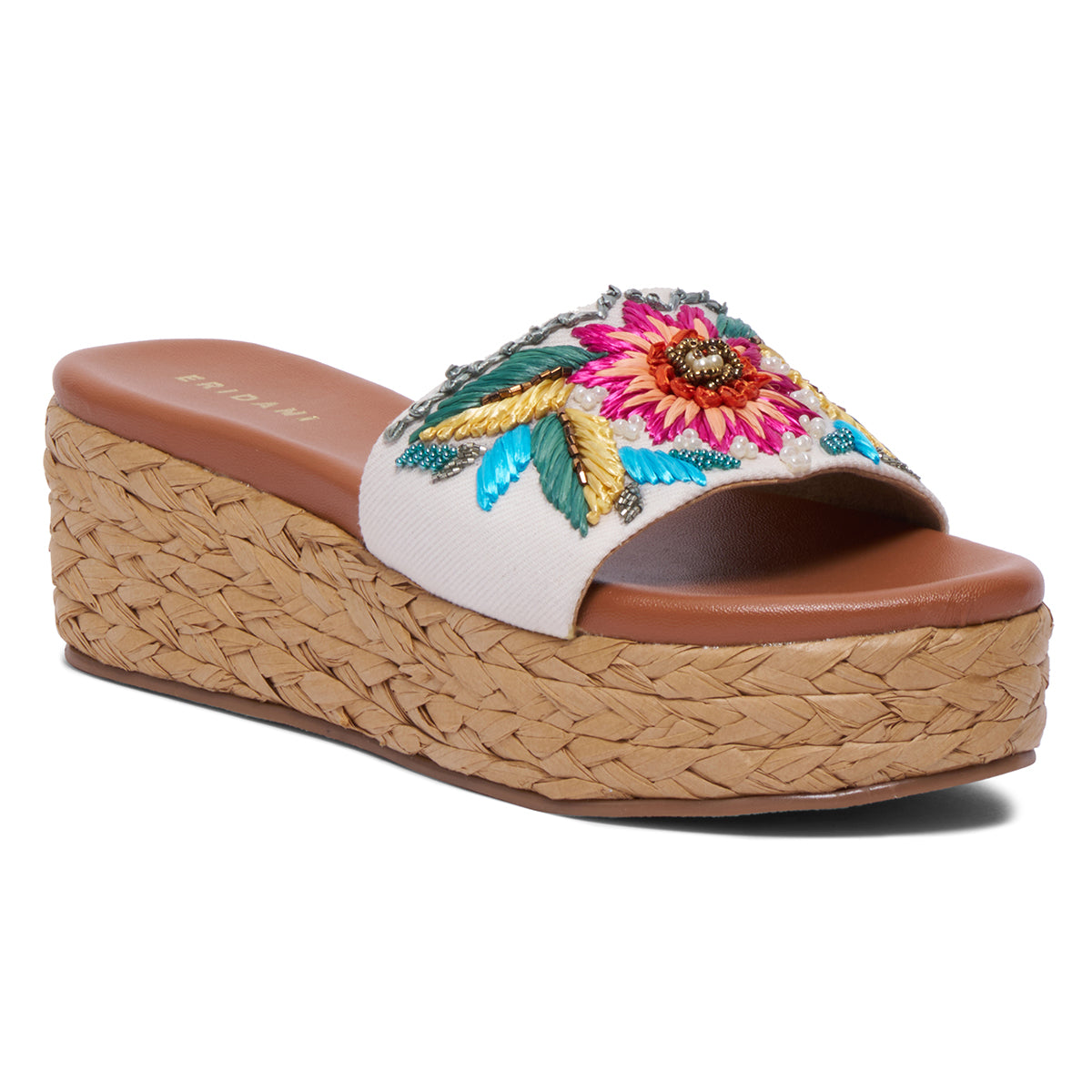 Lily Embroidered Wedges