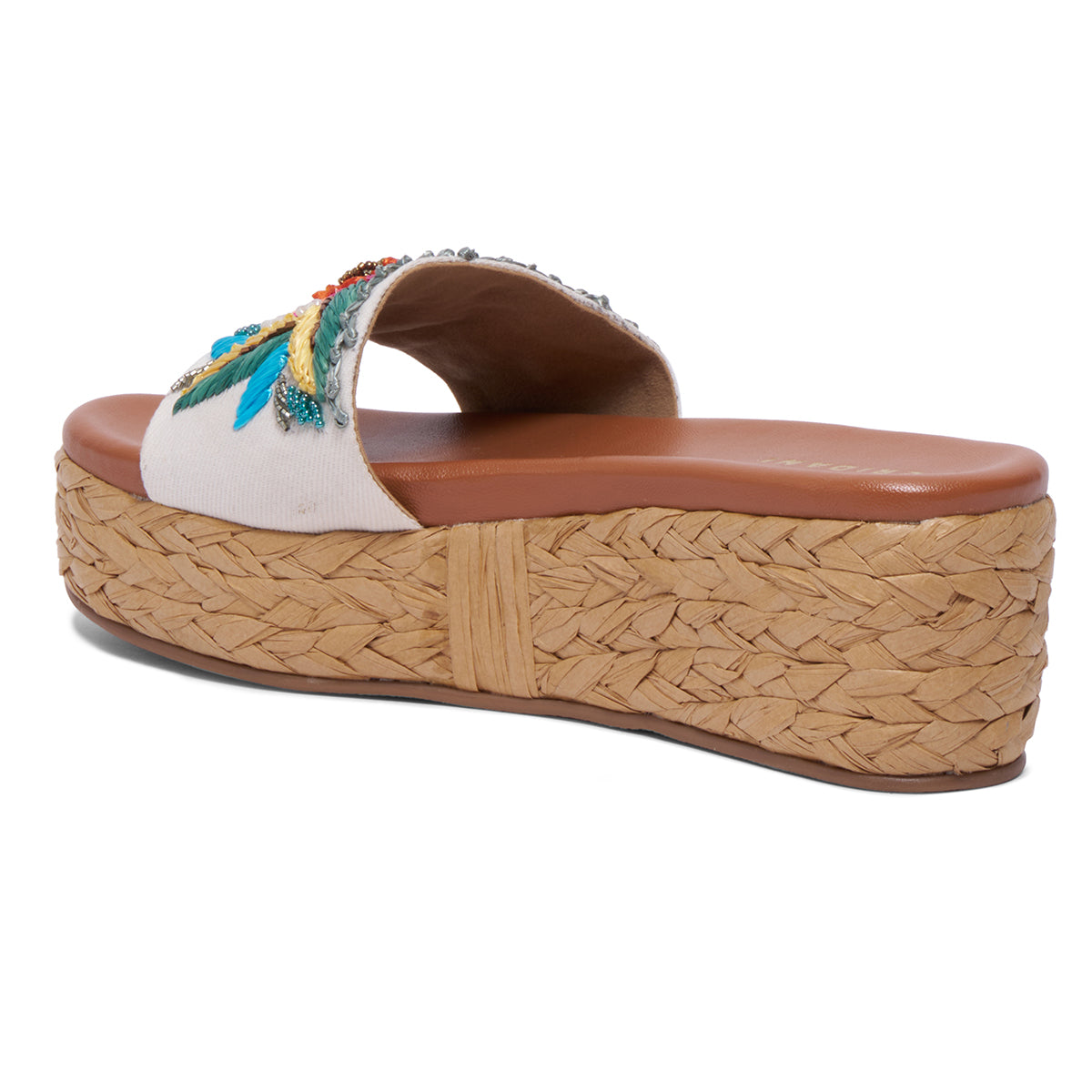 Lily Embroidered Wedges