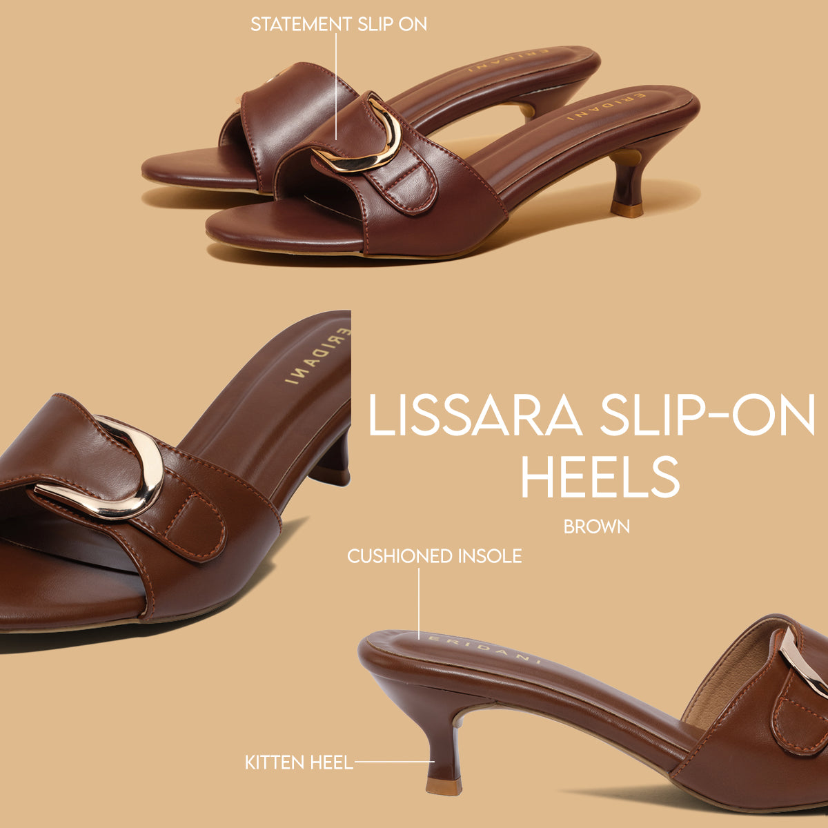 Lissara Slip-On Heels Ahmad Arts Eridani