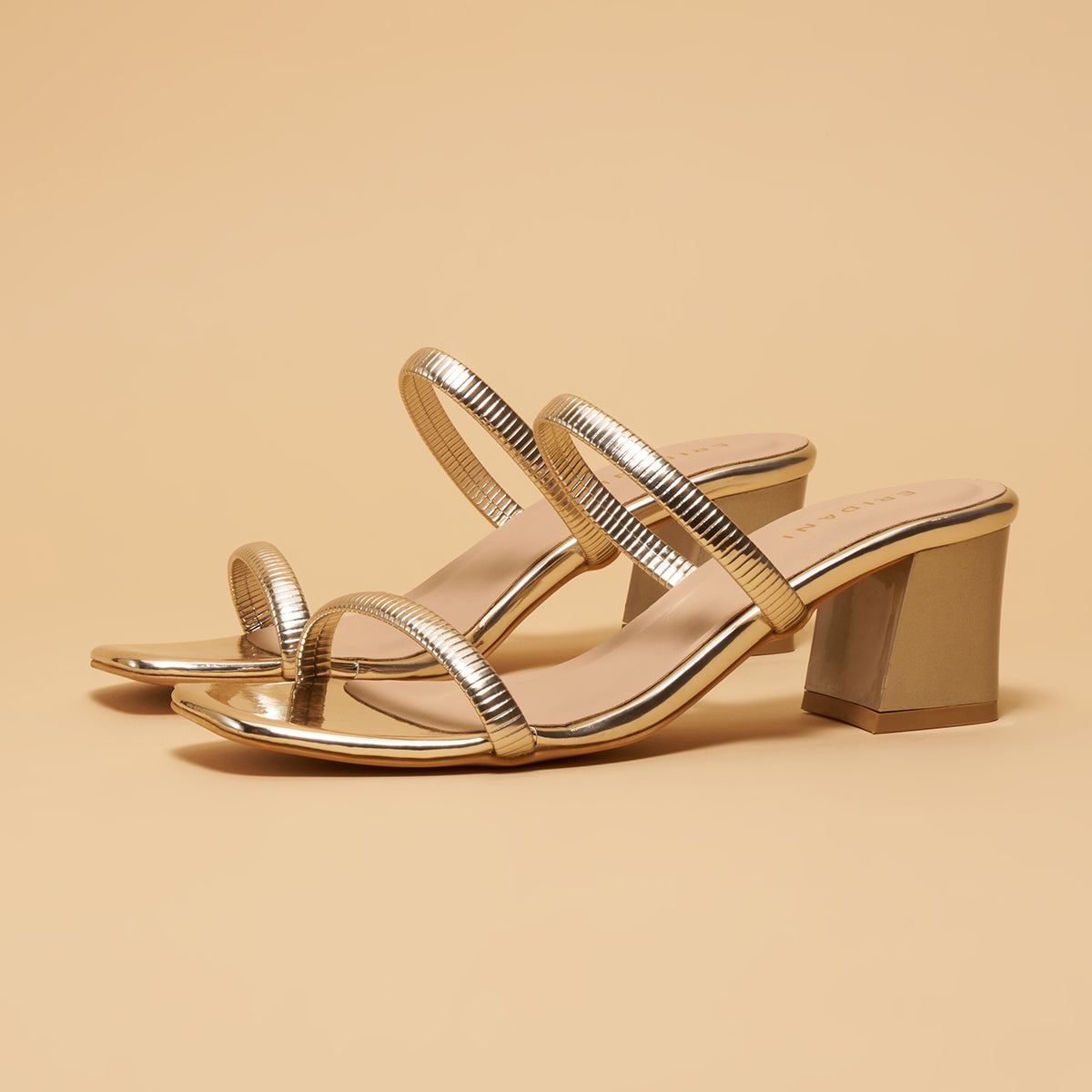 Lyraa Metallic Heels