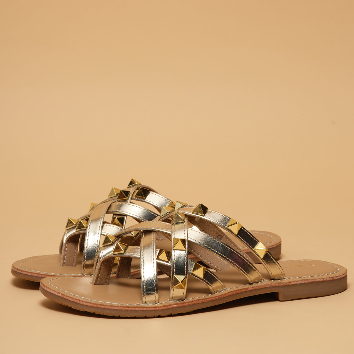 Mian Studded Flats