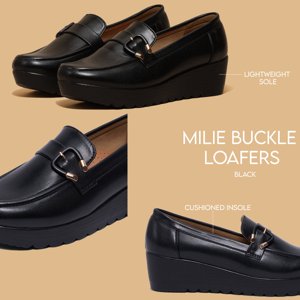Milie Buckle Loafers Aleeza International Eridani