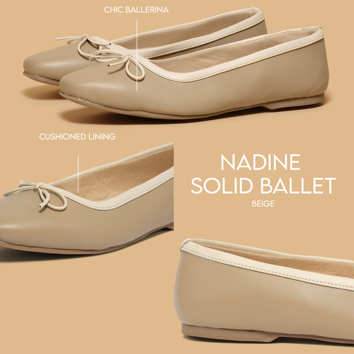 Nadine Solid Ballet Lallan Shoes Eridani