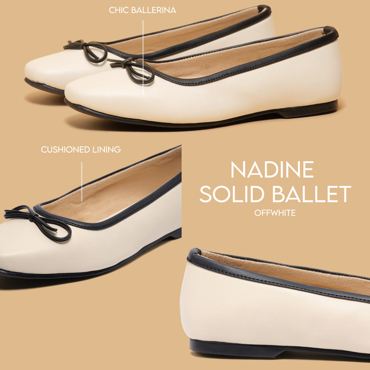 Nadine Solid Ballet Lallan Shoes Eridani