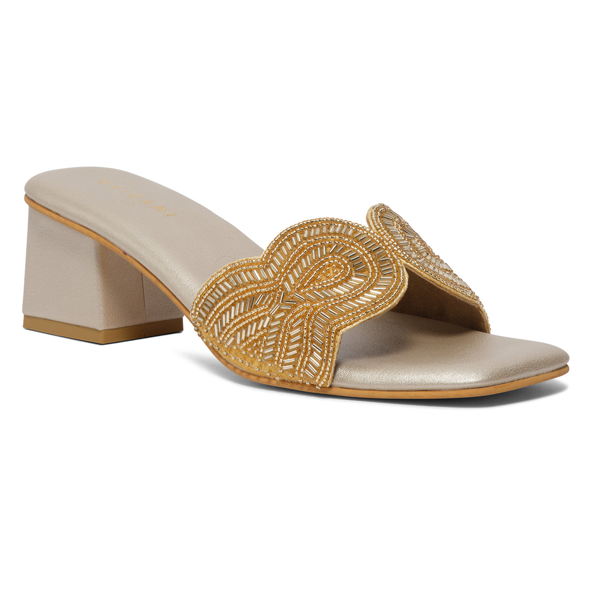 Nayan Embroidered Heels