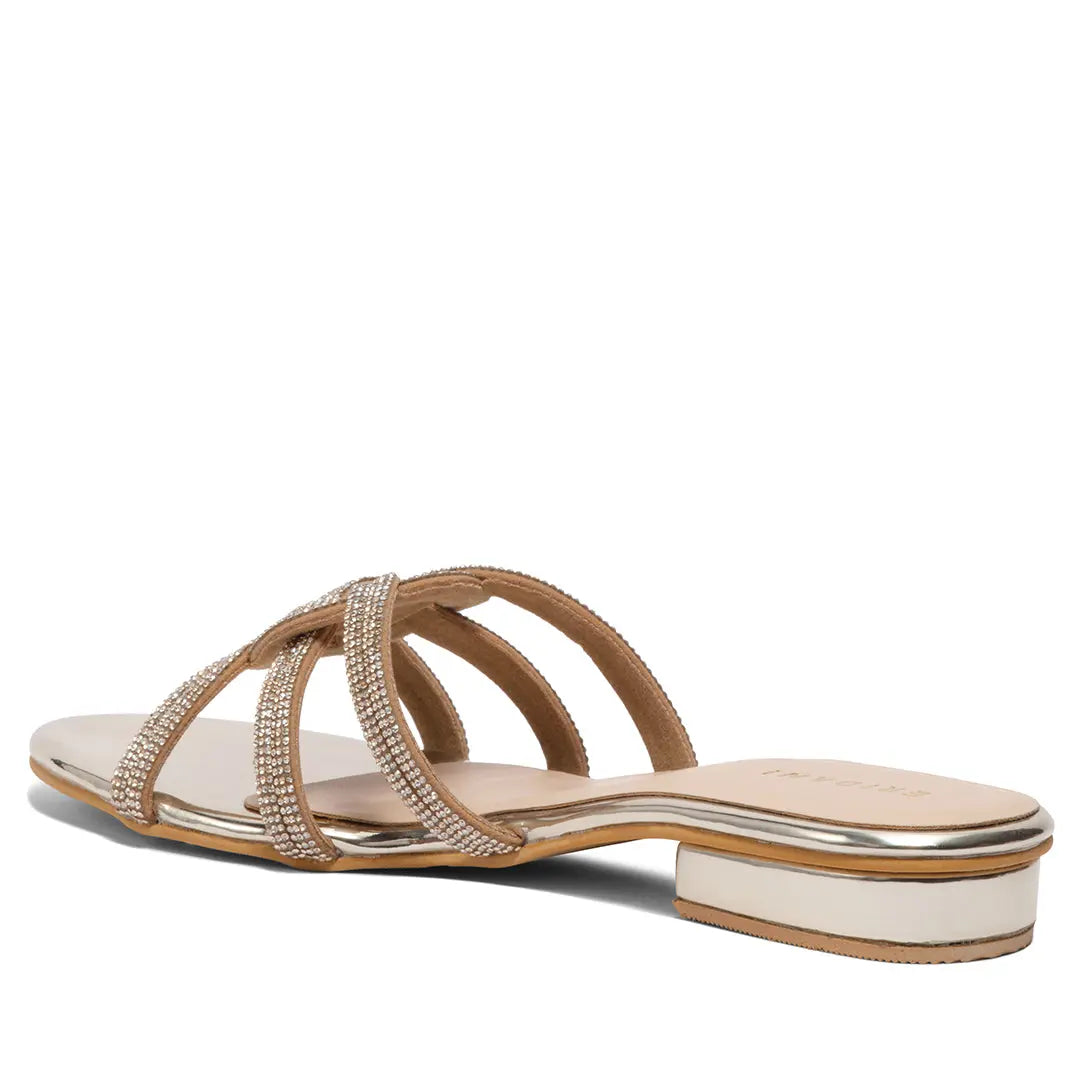 Neevra Embellished Flats AF Shoe Co