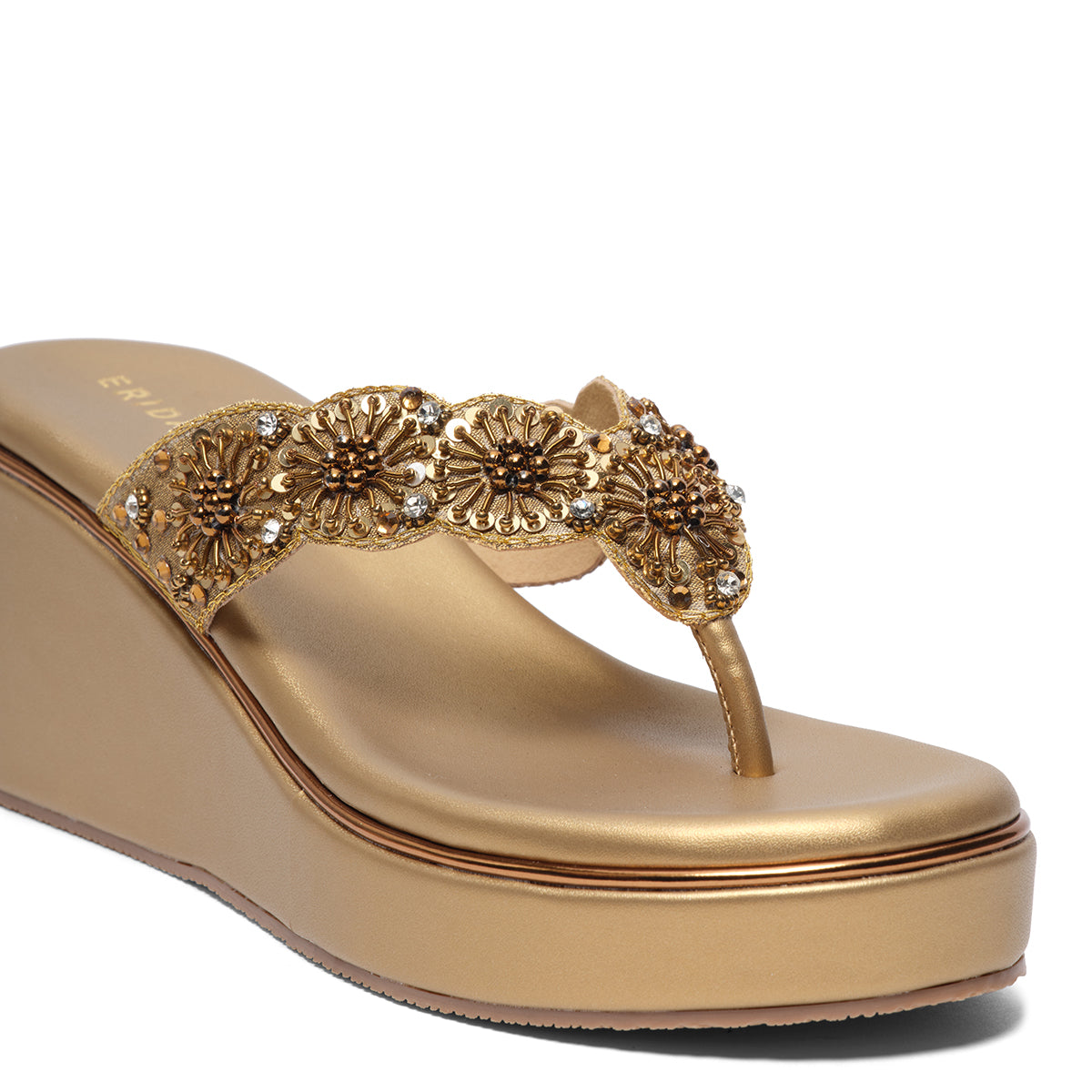 Nida Embroidered Wedges Zafer Style Enterprise Eridani