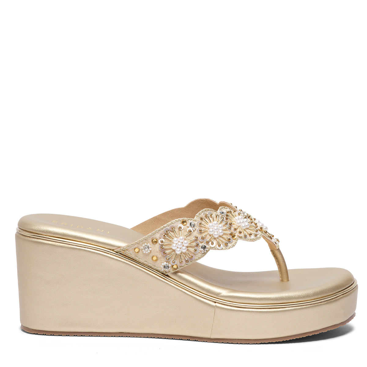 Nida Embroidered Wedges Zafer Style Enterprise Eridani