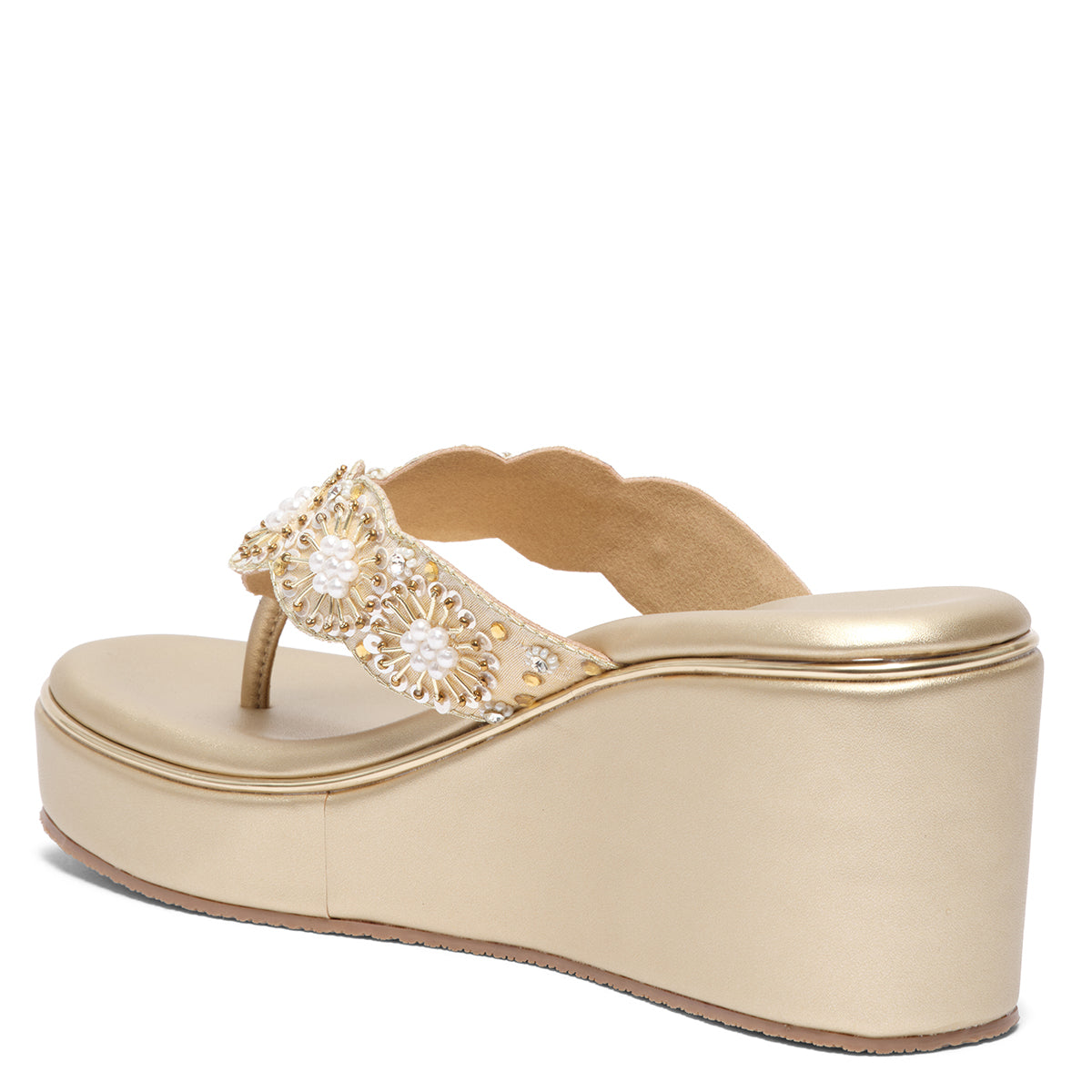 Nida Embroidered Wedges Zafer Style Enterprise Eridani