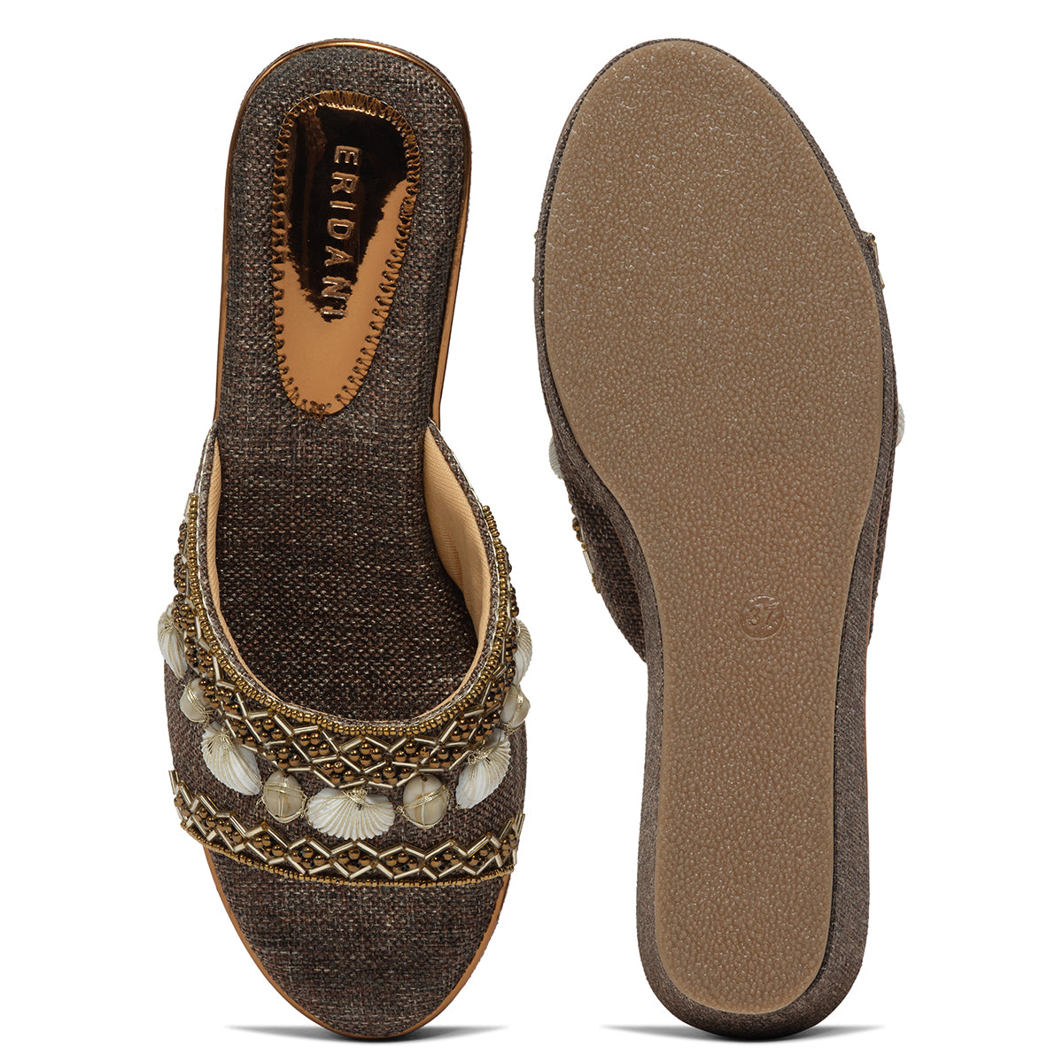 Niha Embroidered Wedges Anshika