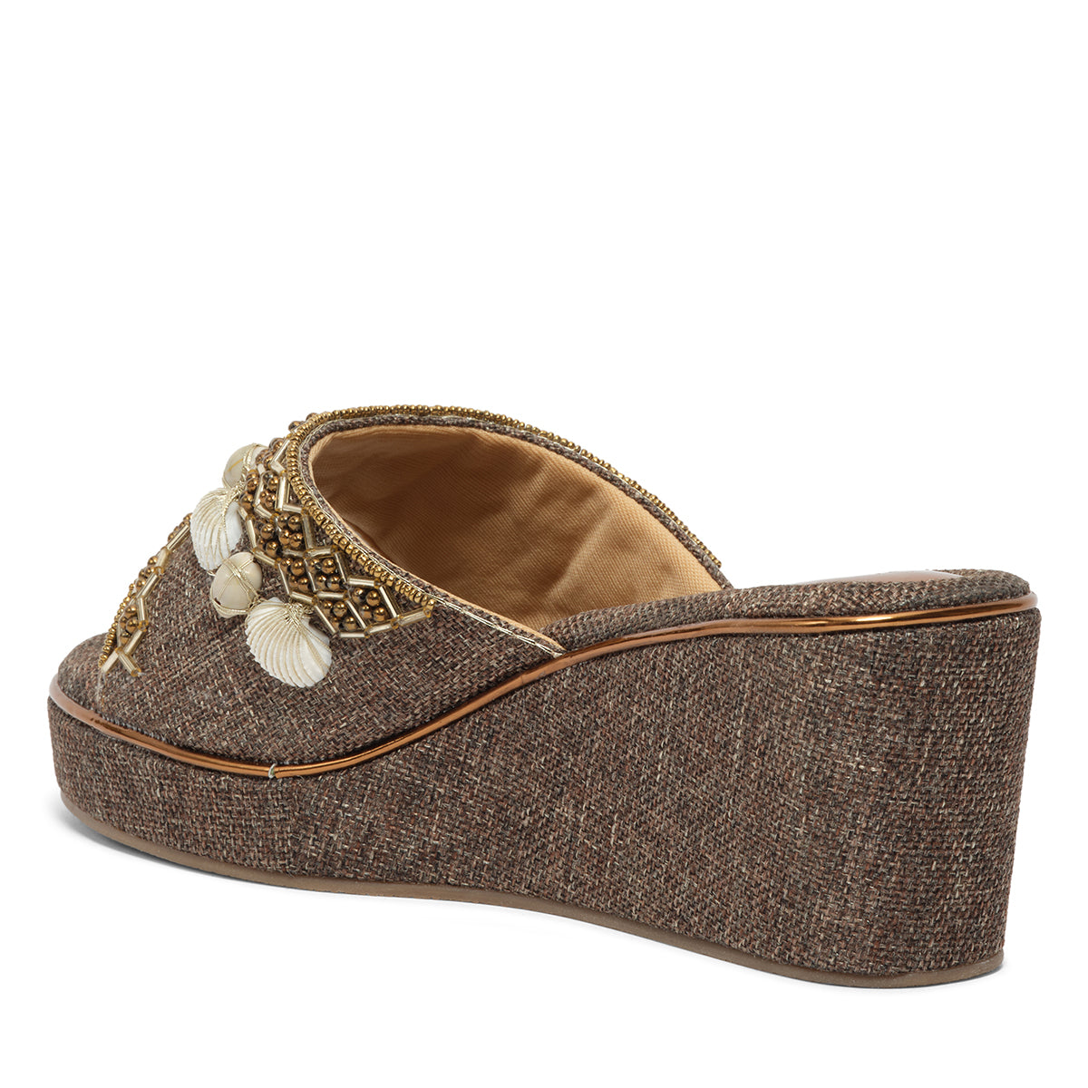 Niha Embroidered Wedges Anshika