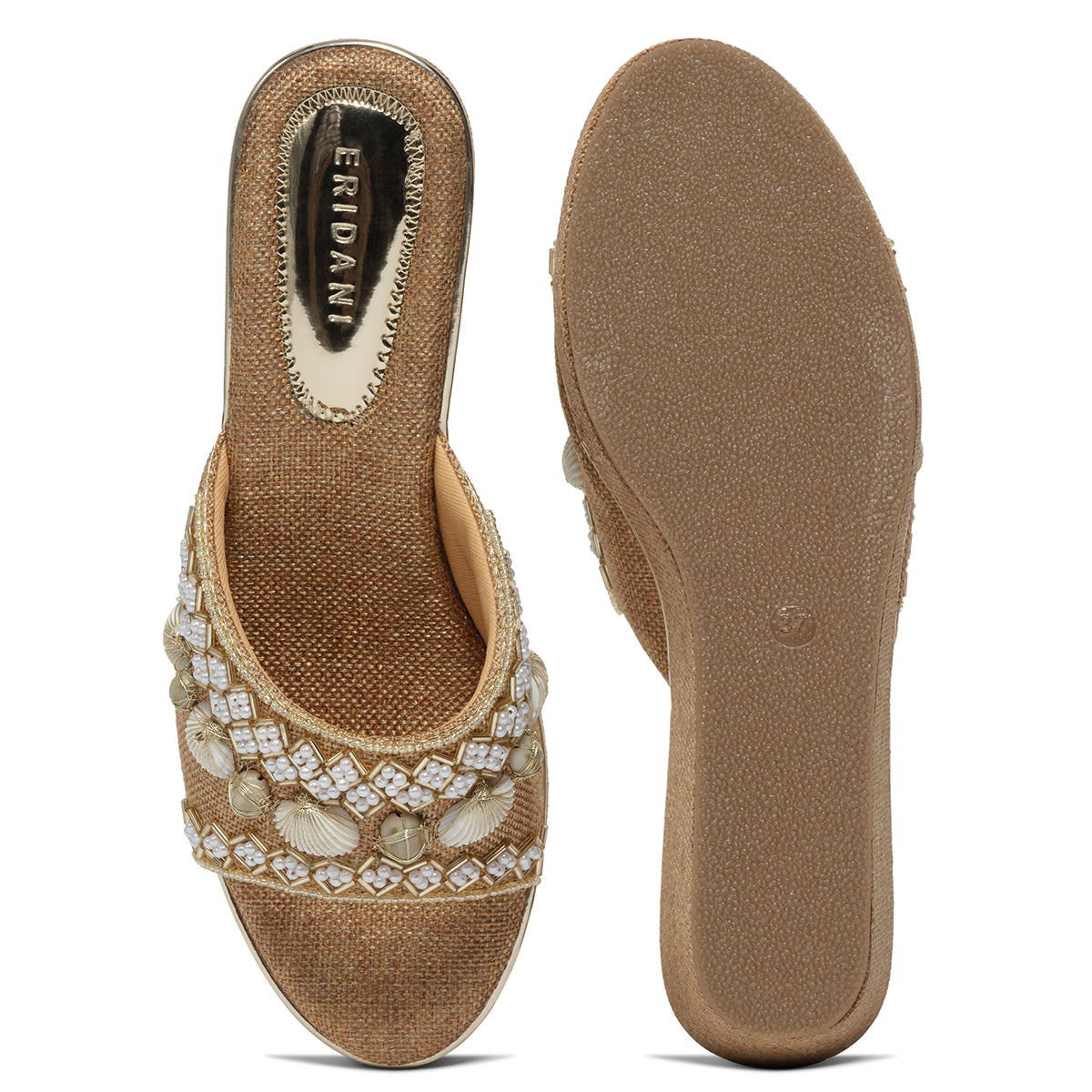 Niha Embroidered Wedges Anshika