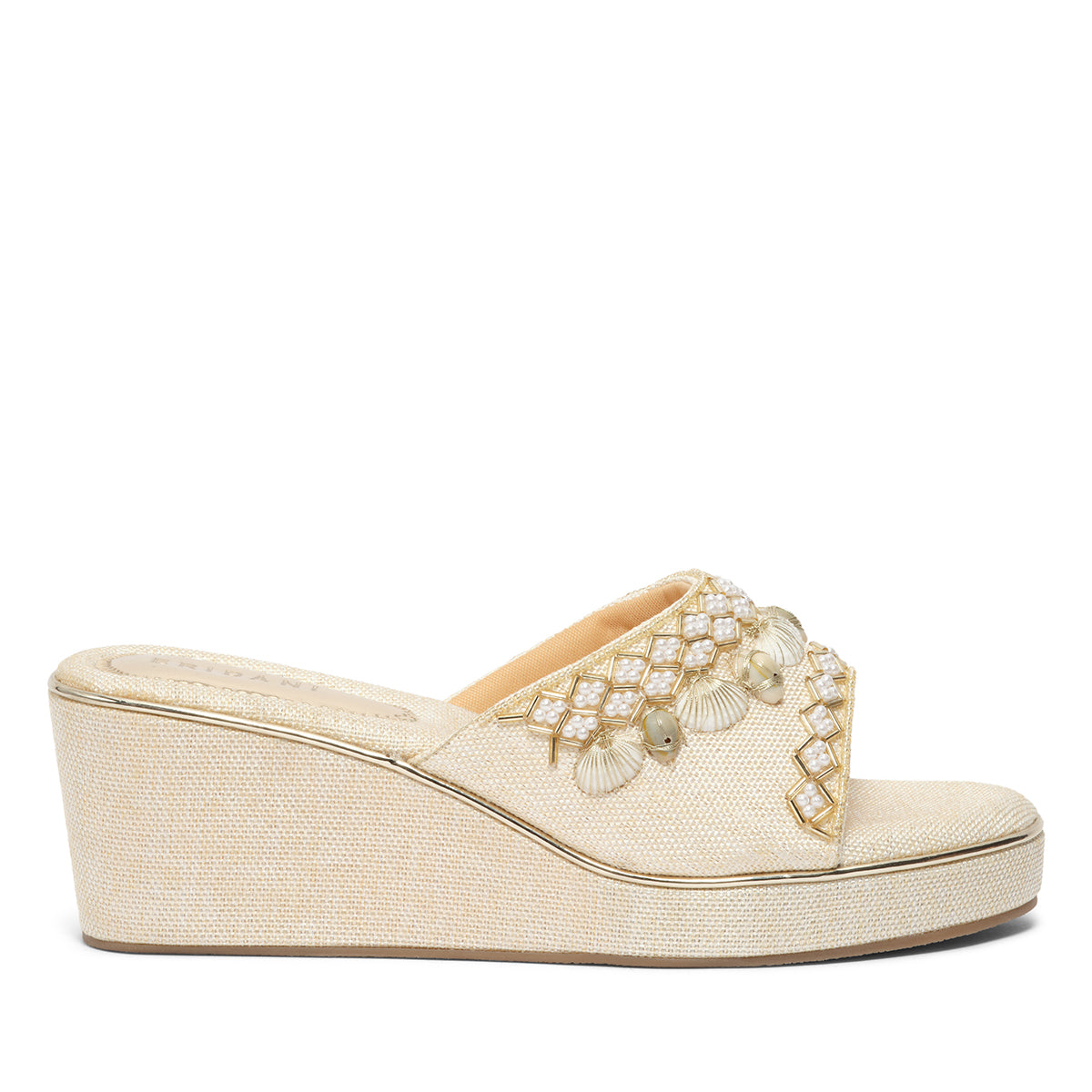 Niha Embroidered Wedges Anshika