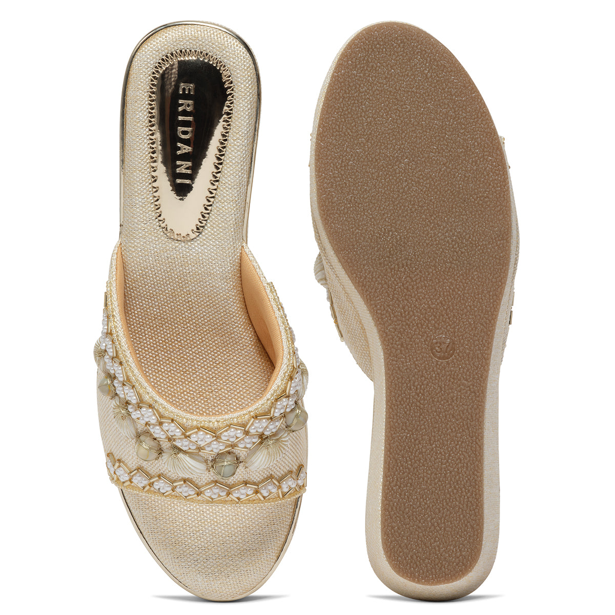 Niha Embroidered Wedges Anshika